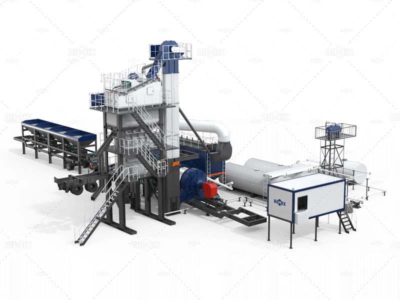 mobile asphalt batch plant