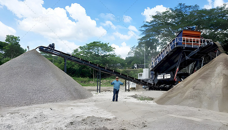 mobile crushing plant operation well in honduras