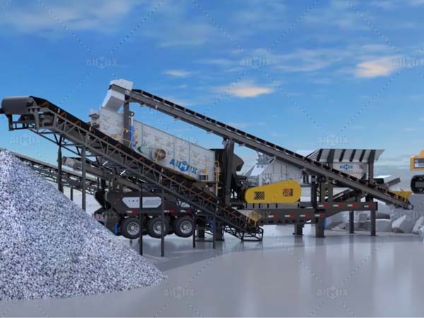 mobile impact crushers for construction waste processing