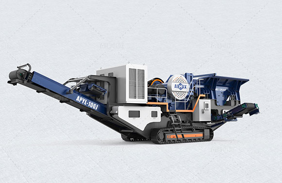 mobile jaw crusher for concrete waste processing