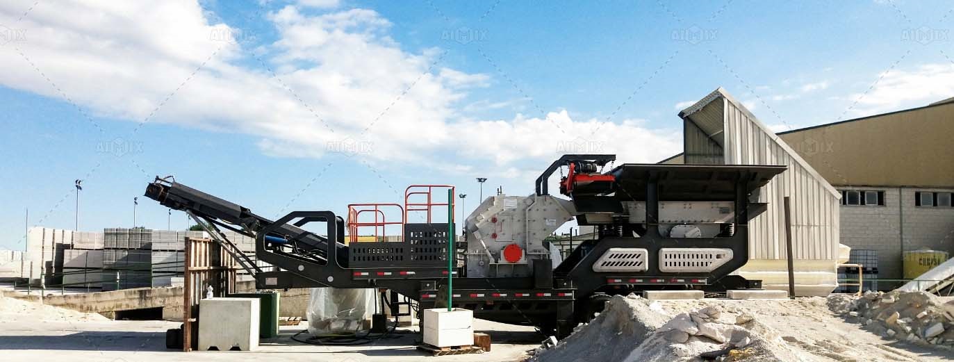Mobile type gravel crusher plants for sale