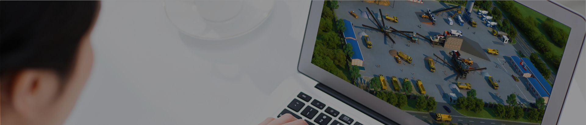 Models of various types of crushers