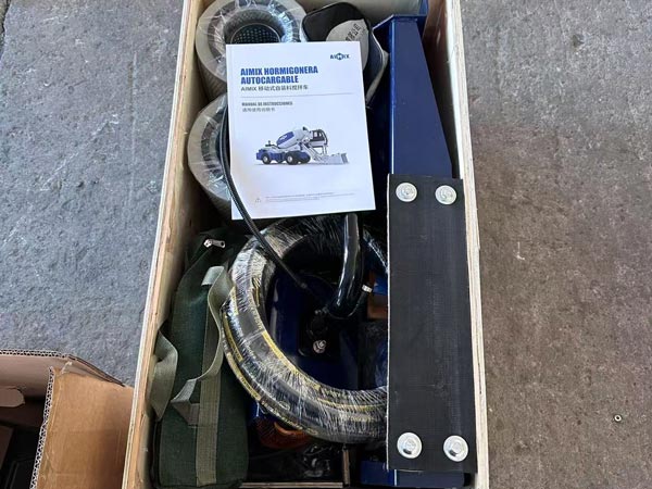 packing small components of self loaing mixers