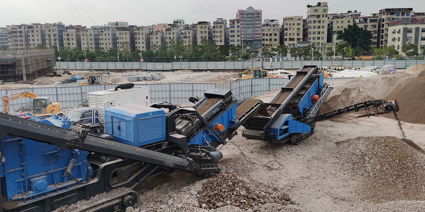 Philippines 150tph Crawler Concrete Crushing Equipment For Construction Waste Recycling
