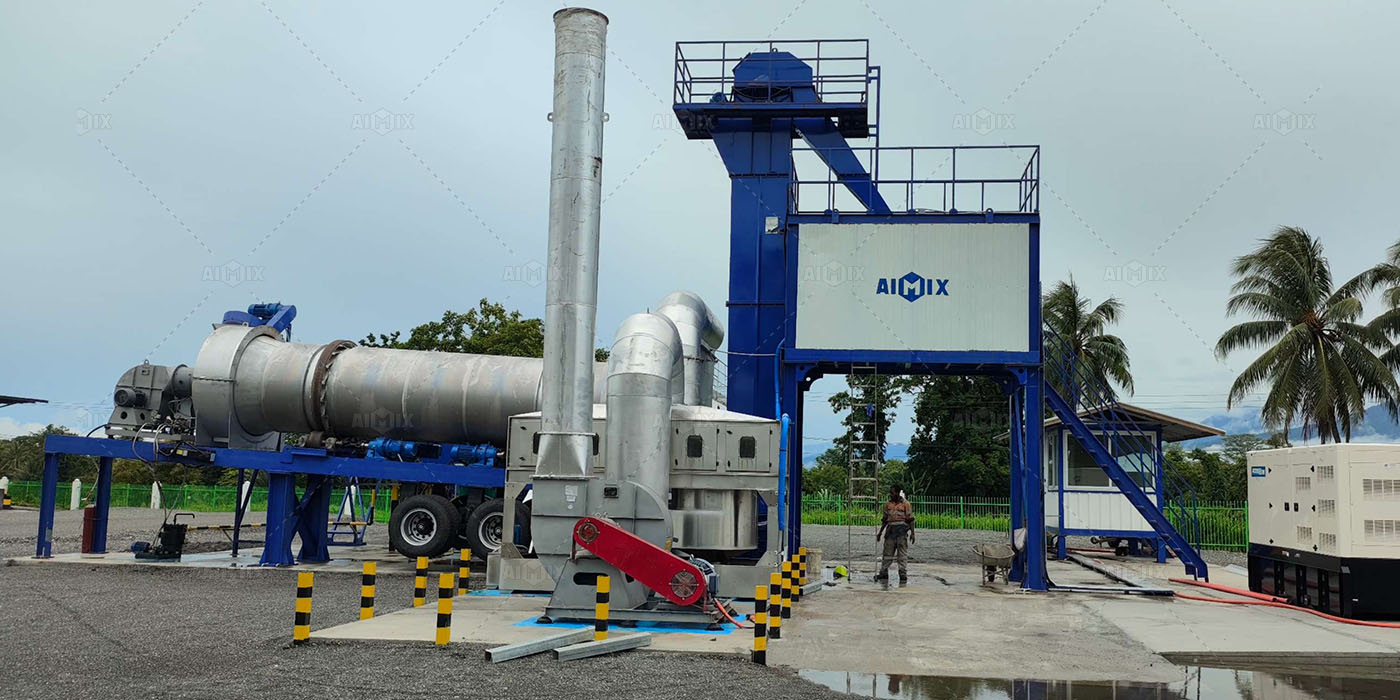 portable asphalt drum mix plant for sale in Papua New Guinea