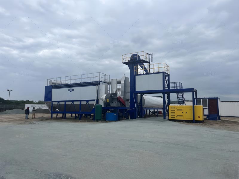 portable drum mix asphalt plant for sale
