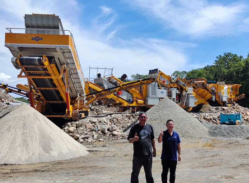 praise from malaysia customer about crawler crusher