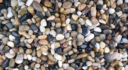 river stone materials