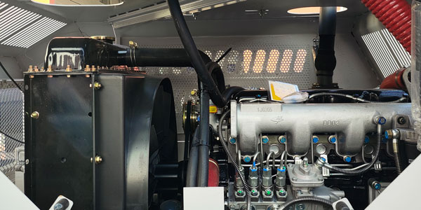 self loading concrete mixer hydraulic system