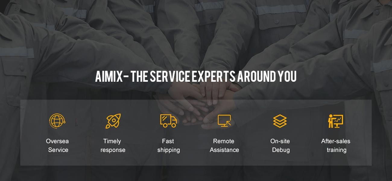 service team AIMIX GROUP mining