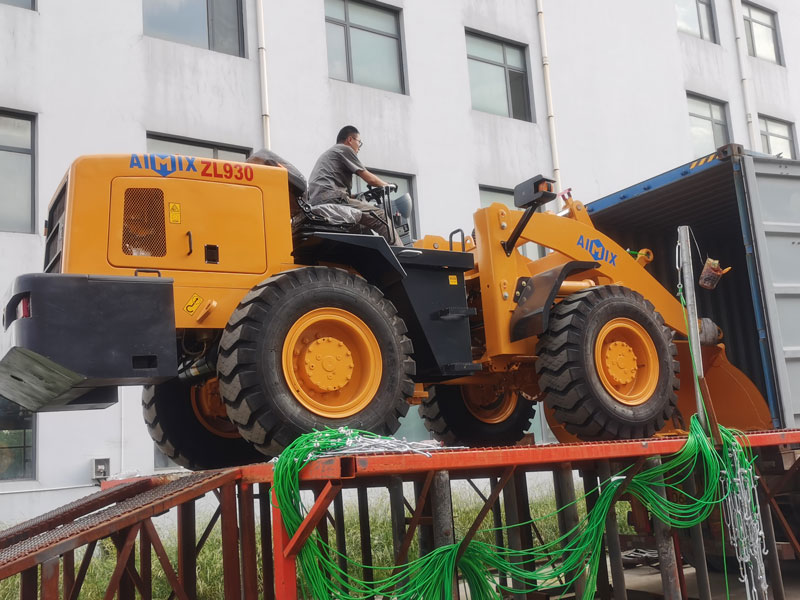 ship wheel loaders to Argentina
