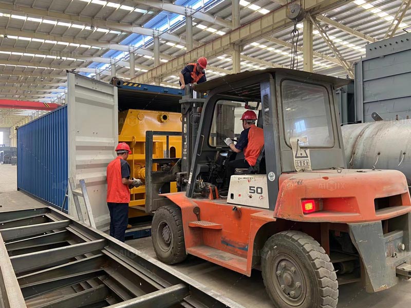 Shipment of AJ-90 Concrete Batching Plant to Armenia