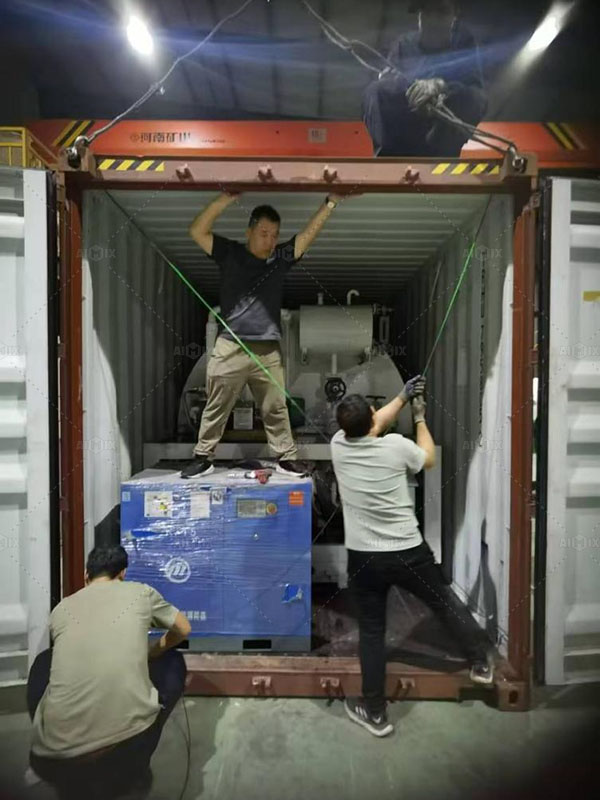 shipment of mobile asphalt plant