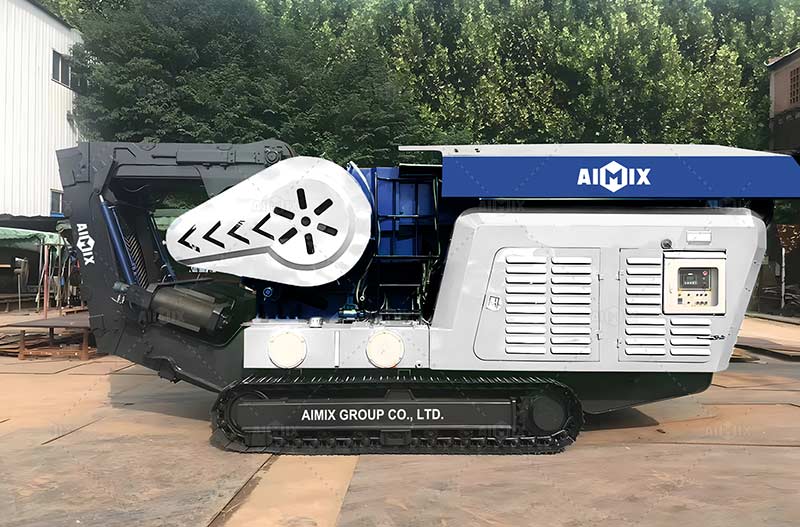 small crawler crusher machine