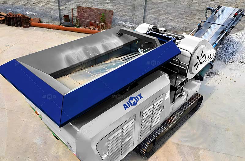 small crawler mobile crusher machine