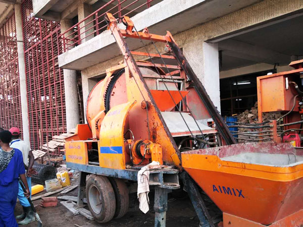 small diesel concrete mixer pump