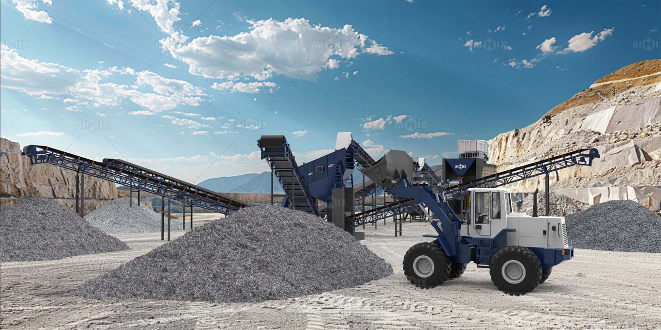 stationary crushing line