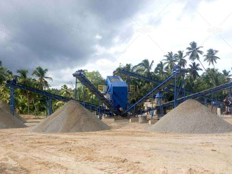 stationary jaw and impact crusher plant