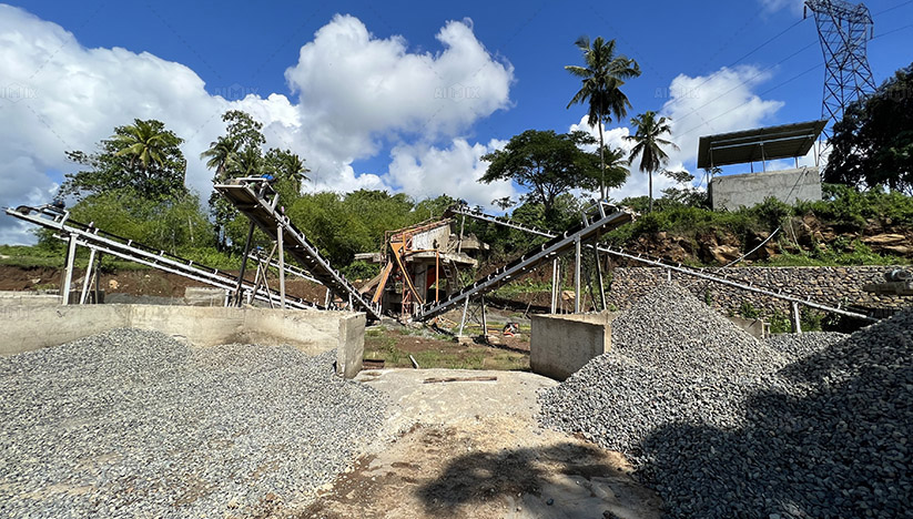 stone crushing plant for concrete production