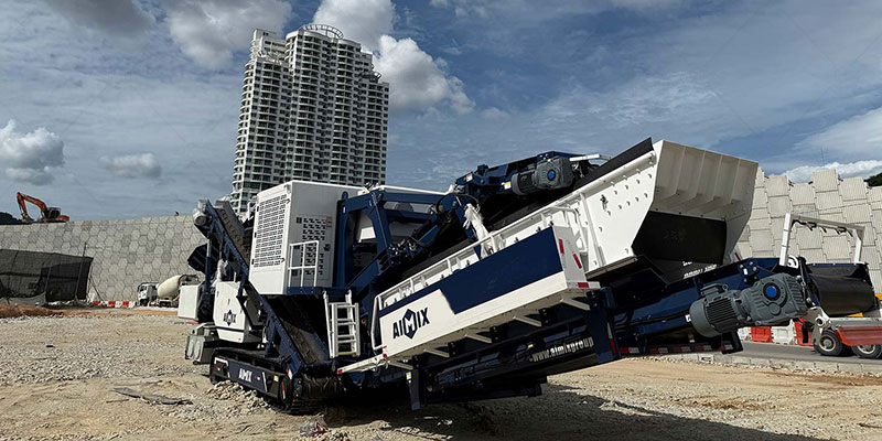 track cone crushing machine operation in Malaysia