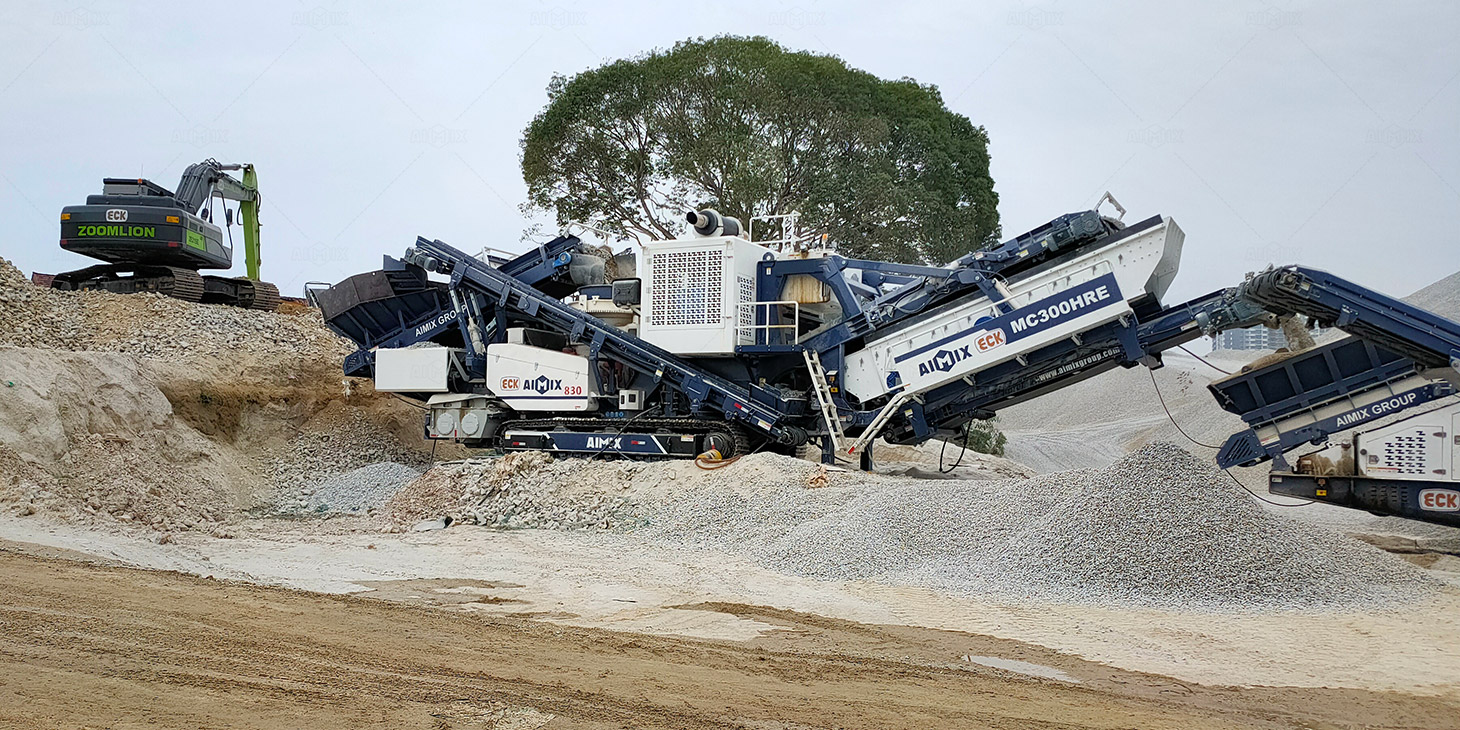 Tracked Mobile Cone Crusher Plant in Pehang, Malaysia