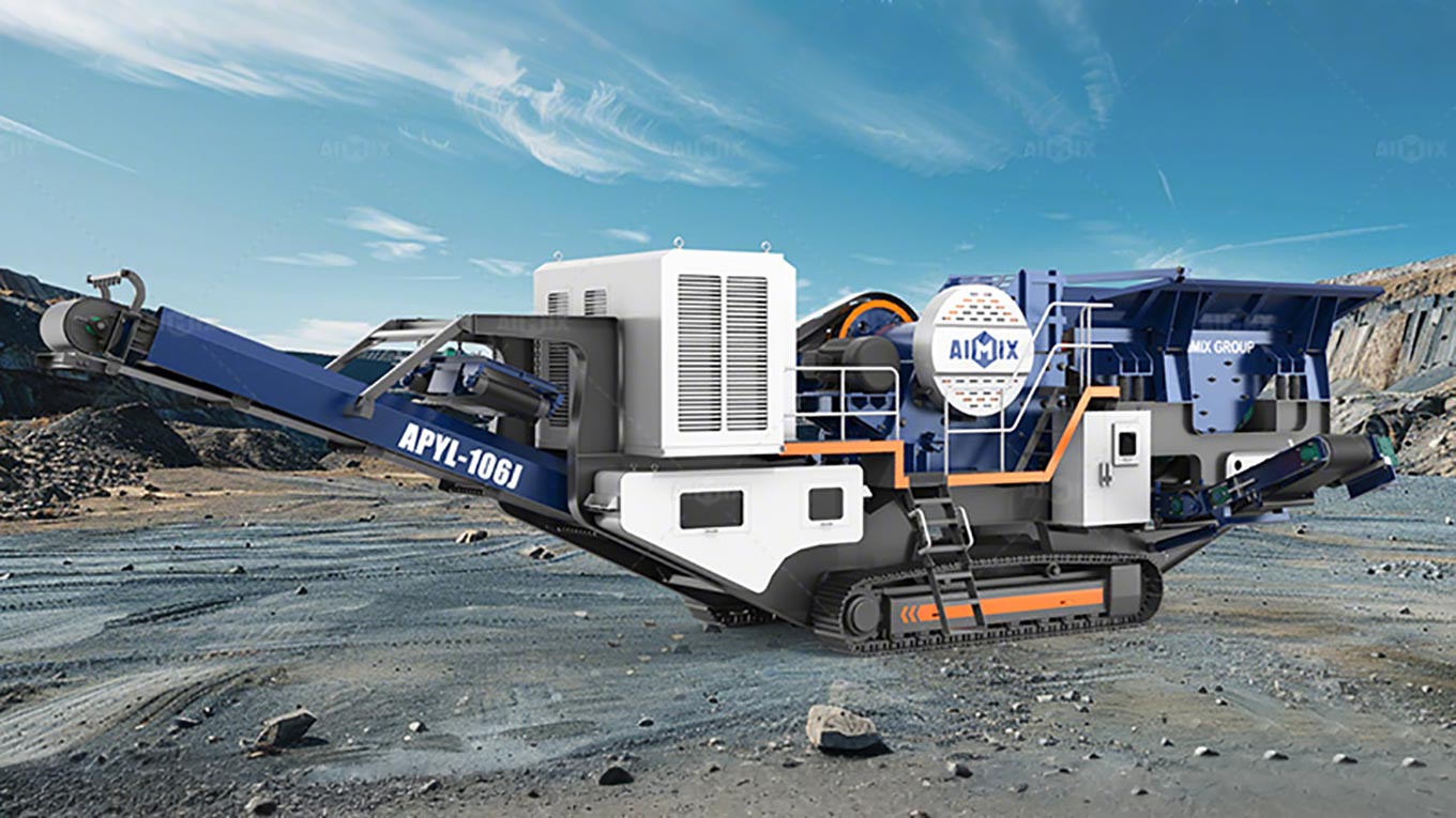 tracked mobile type with jaw crusher machine