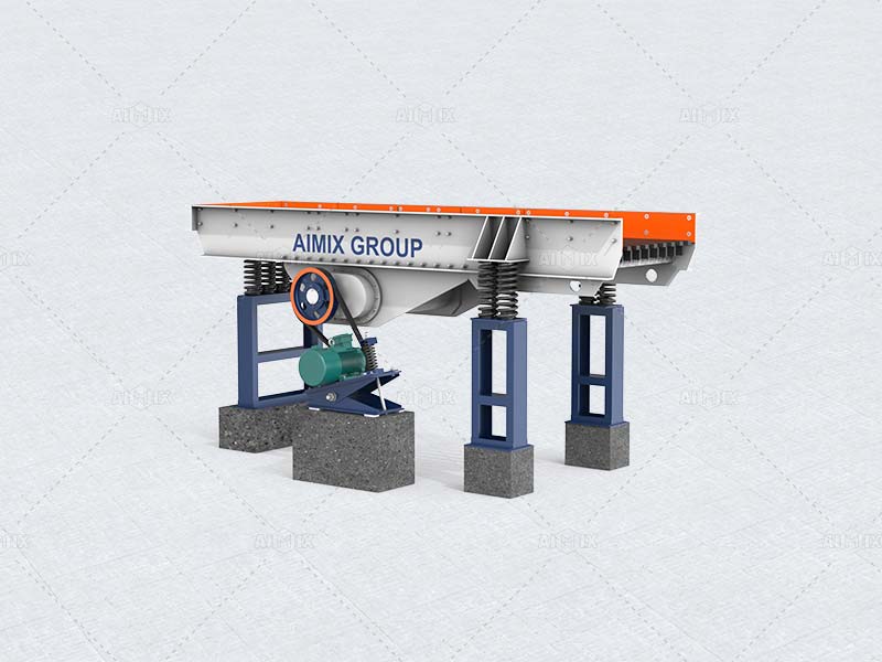 vibrating feeder in quarry crushing line