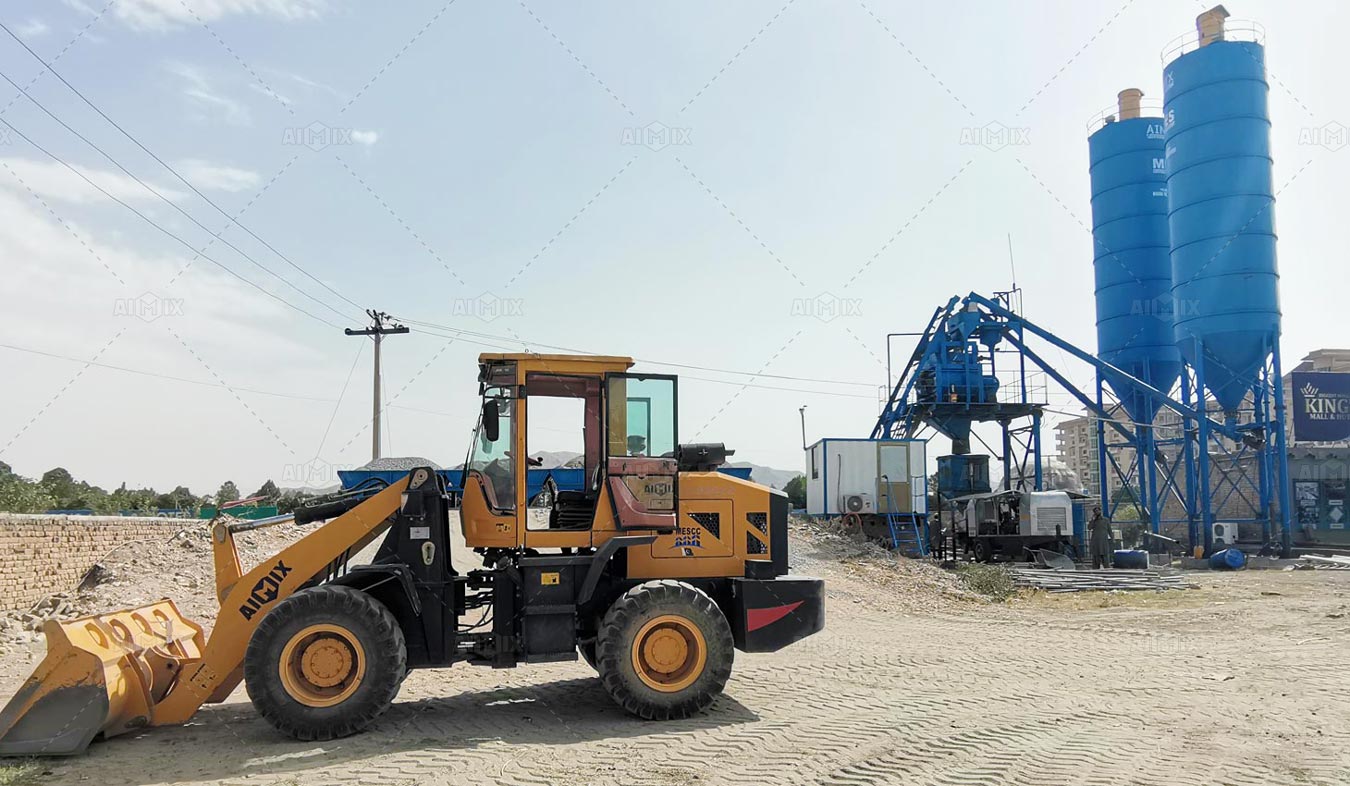 wheel loader for AJ-50 concrete plant