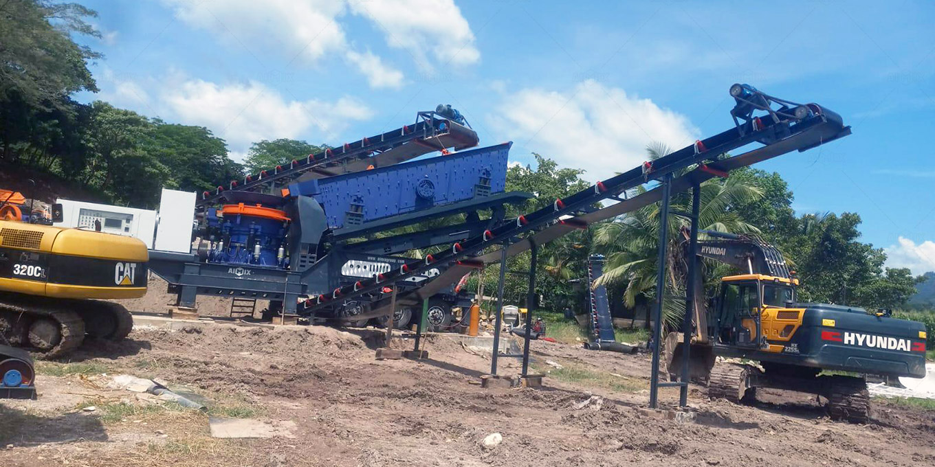 Wheeled 2-in-1 Mobile Crushing Plant in Honduras