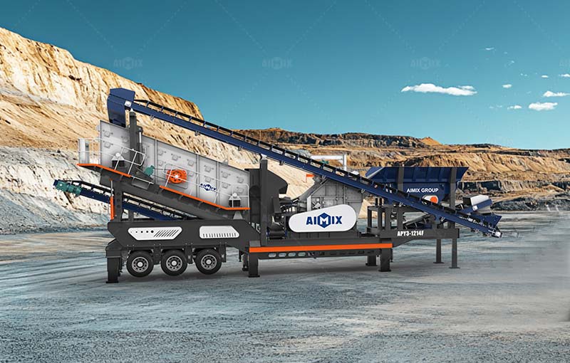 Wheeled Type Mobile Concrete Crusher - APY3