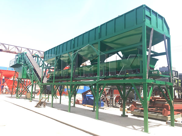 YHZS50 mobile concrete plant