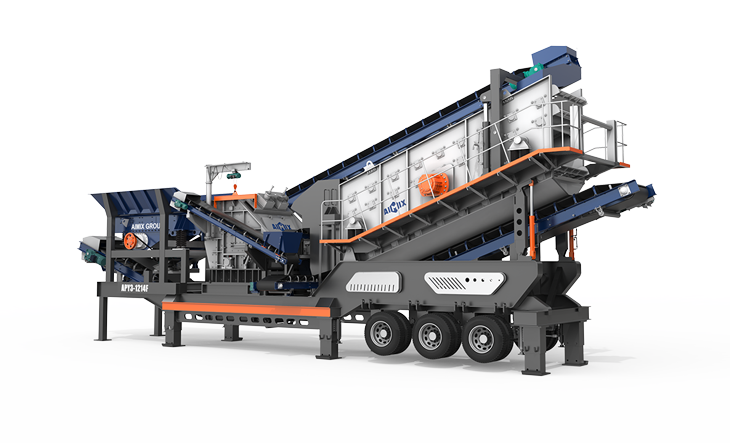 AIMIX APY Series Wheeled Mobile Impact Crushing Plant