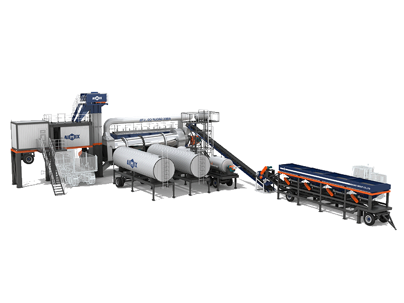 ALYT whole mobile drum type asphalt plant for sale