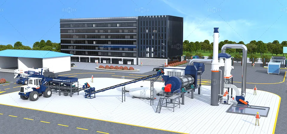 ALT Drum asphalt plant from asphalt plant manufacturers